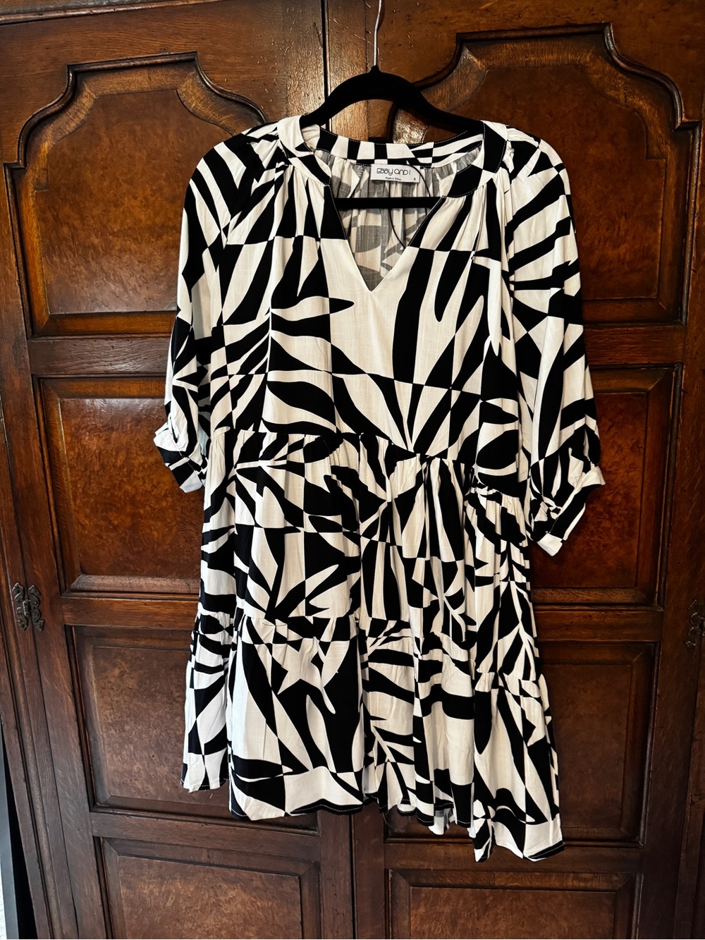 EBBY AND I TIERED BABYDOLL DRESS NWOT